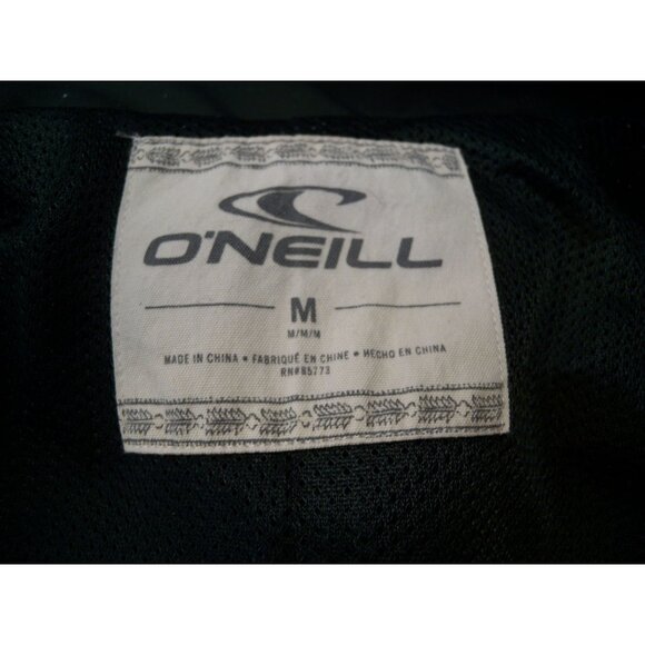 O'Neill Hooded Jacket Zippered Lined Pockets Drawstring Dark Grey Women's Size M - Picture 7 of 8